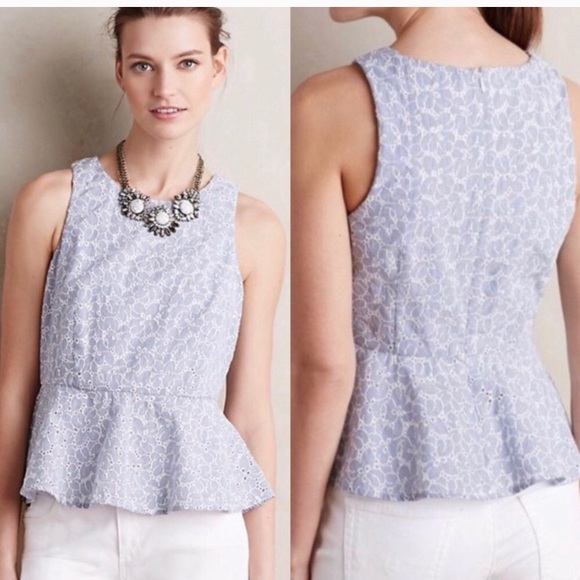 Anthropologie Tops - HD in Paris Anthropologie Pia Peplum Top